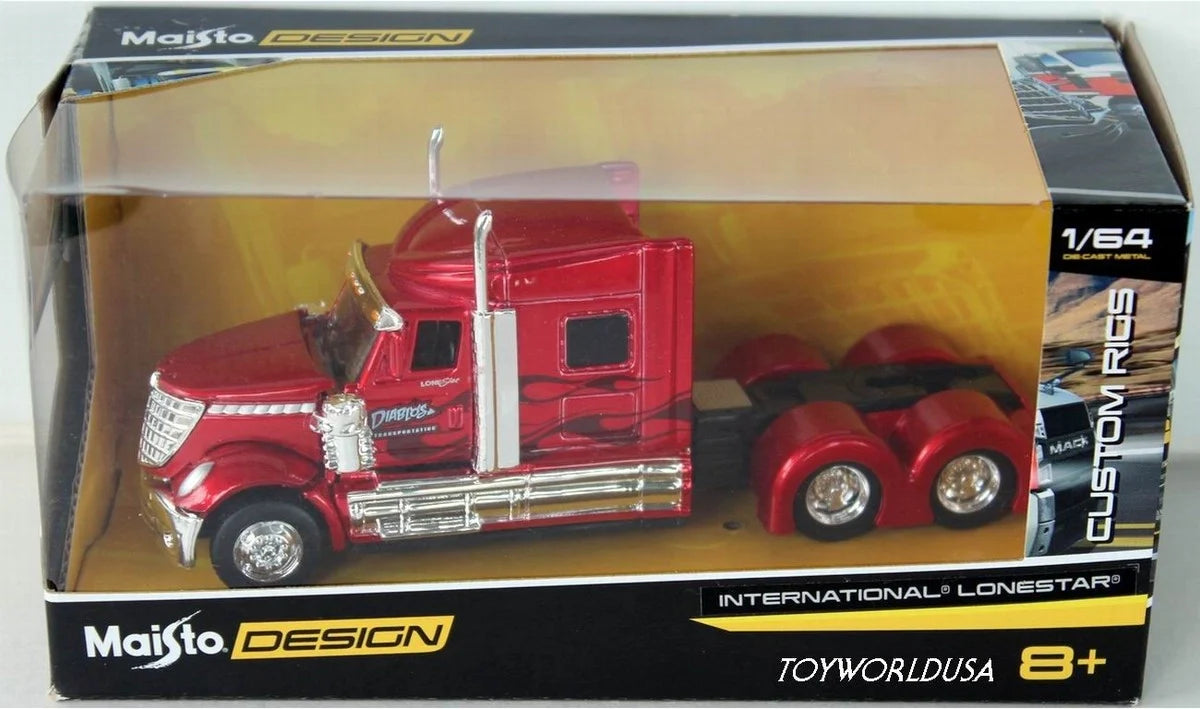 Maisto  Custom Rigs International LoneStar  Red