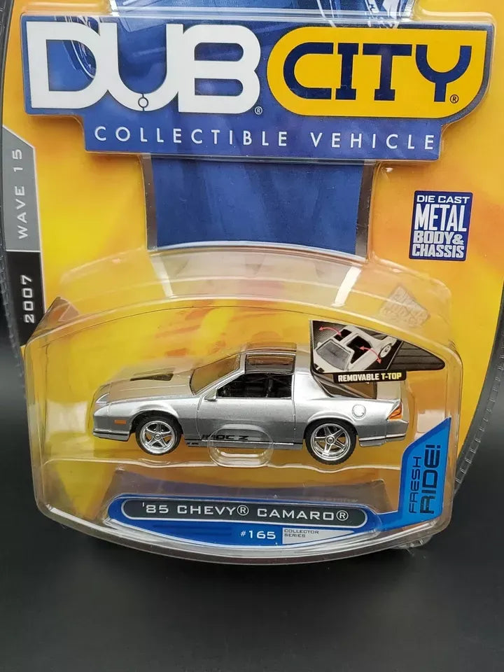 Jada   Chevrolet Camaro 1985 Silver Dub City