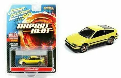 Johnny Lightning Limited Edition  Honda CRX 1990 Yellow 