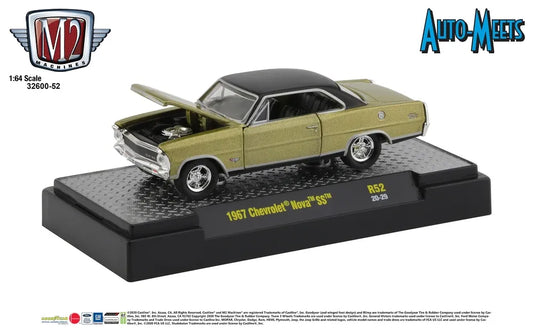 M2 Machines Limited Edition  Chevrolet Nova SS 1967 Golden 