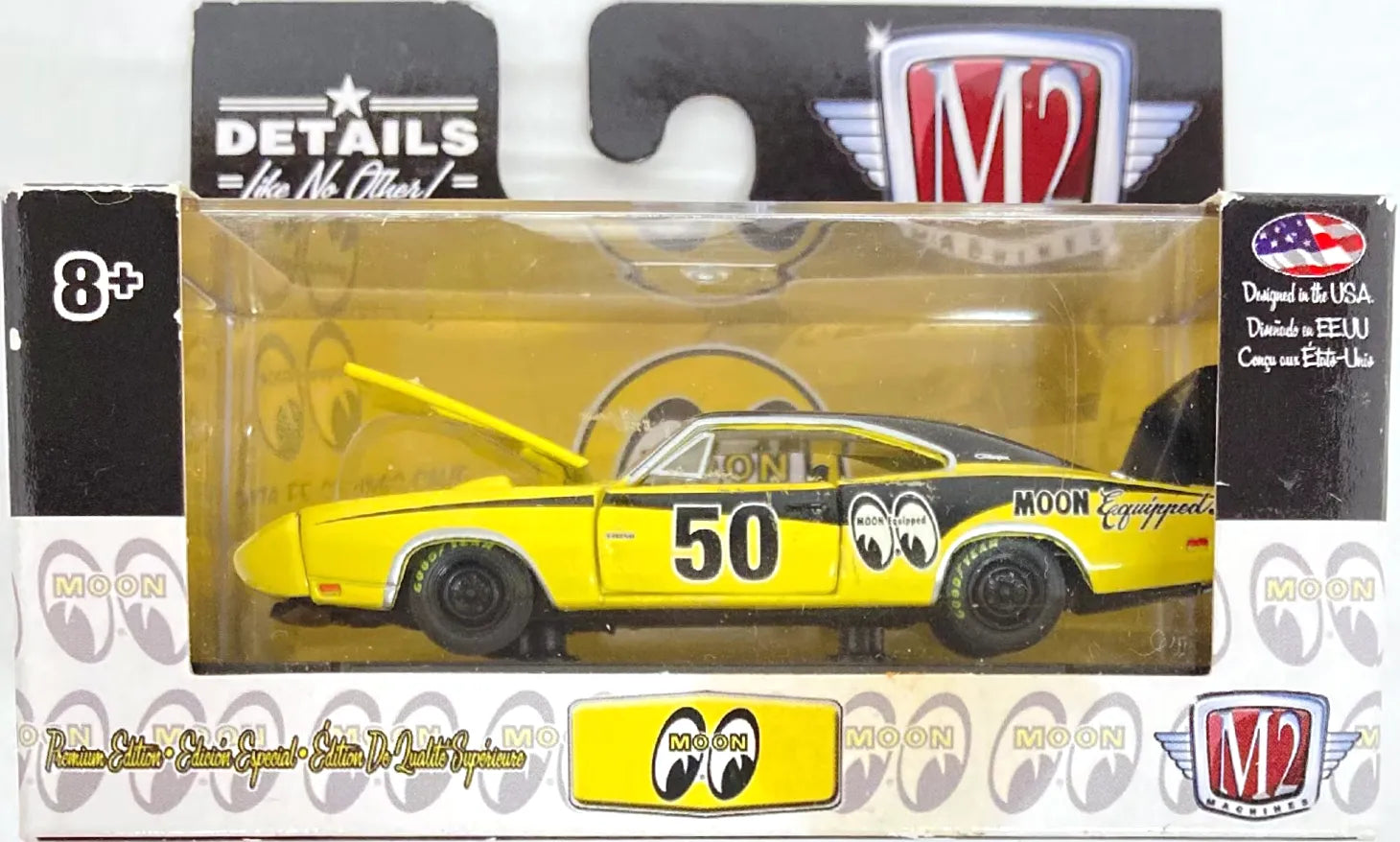 M2 Machines Limited Edition  Dodge Charger Daytona HEMI 1969 Yellow 