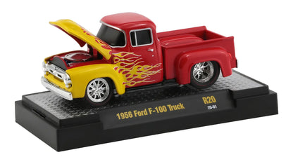 M2 Machines Limited Edition  Ford F-100 Truck 1956 Red Flame Edition