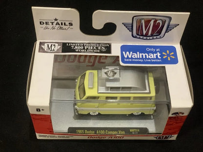 M2 Machines Limited Edition  Dodge A100 Camper Van 1965 Yellow 