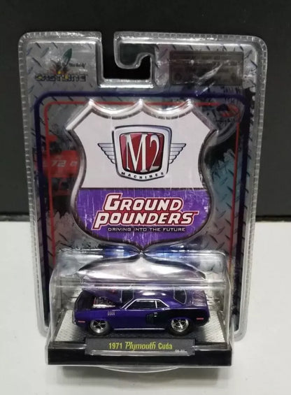 M2 Machines Premium Edition  Plymouth HEMI Cuda 1971 Purple 