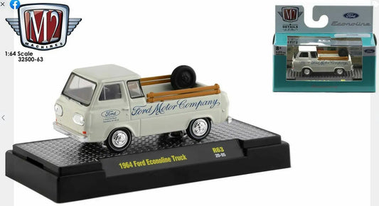 M2 Machines Limited Edition  Ford Econoline Truck 1964 White 