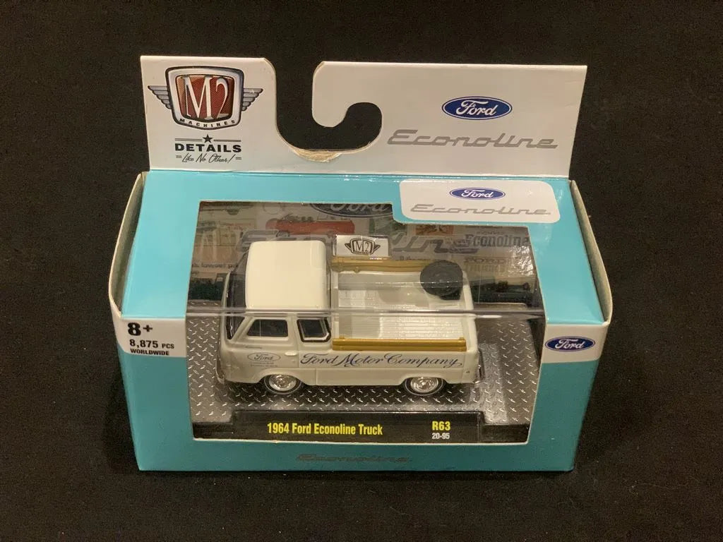 M2 Machines Limited Edition  Ford Econoline Truck 1964 White 