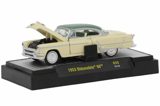 M2 Machines Limited Edition  Oldsmobile Oldsmobile 98 1953 Cream, Green 