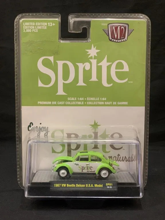 M2 Machines Premium Edition  Volkswagen Beetle Deluxe USA Model 1967 Green Sprite