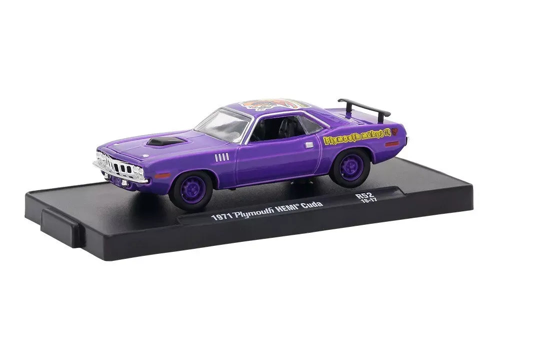 M2 Machines Premium Edition  Plymouth HEMI Cuda 1971 Purple 