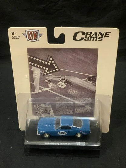 M2 Machines Premium Edition  Ford Mustang Fastback 2+2 1965 Blue 