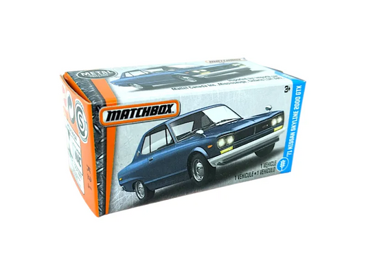 Matchbox   GTX Nissan Skyline 2000 1971 Blue 