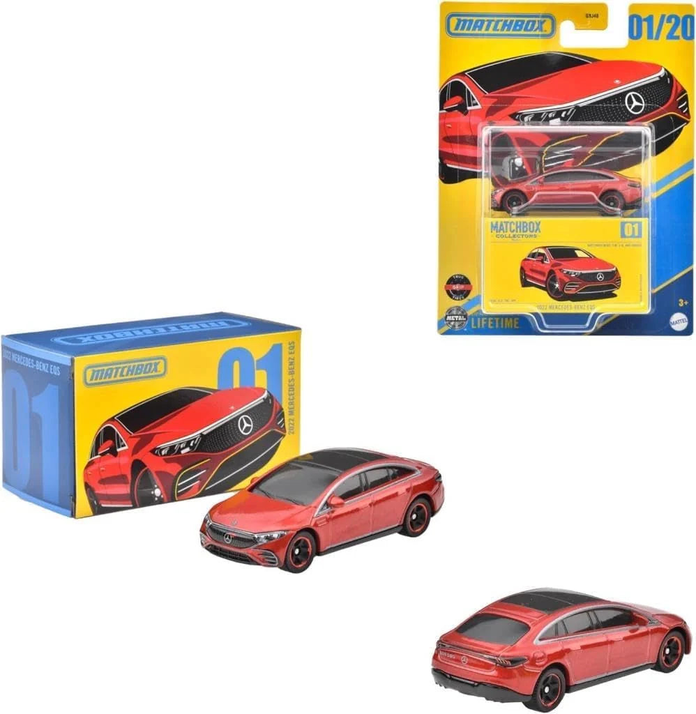 Matchbox   Mercedes Benz EQS 2022 Red