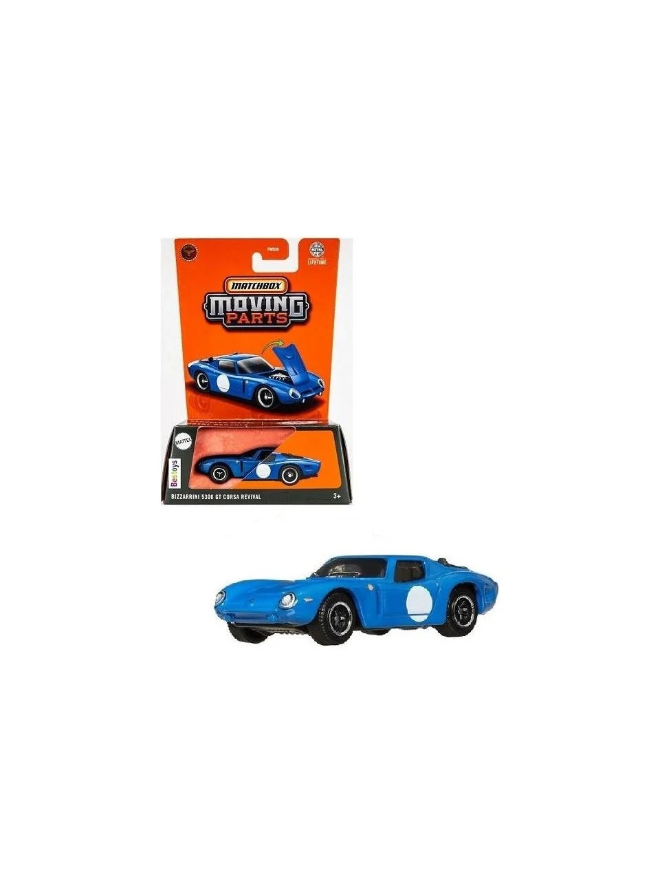 Matchbox  Moving Parts Bizzarrini 5300 GT Corsa Revival  Blue
