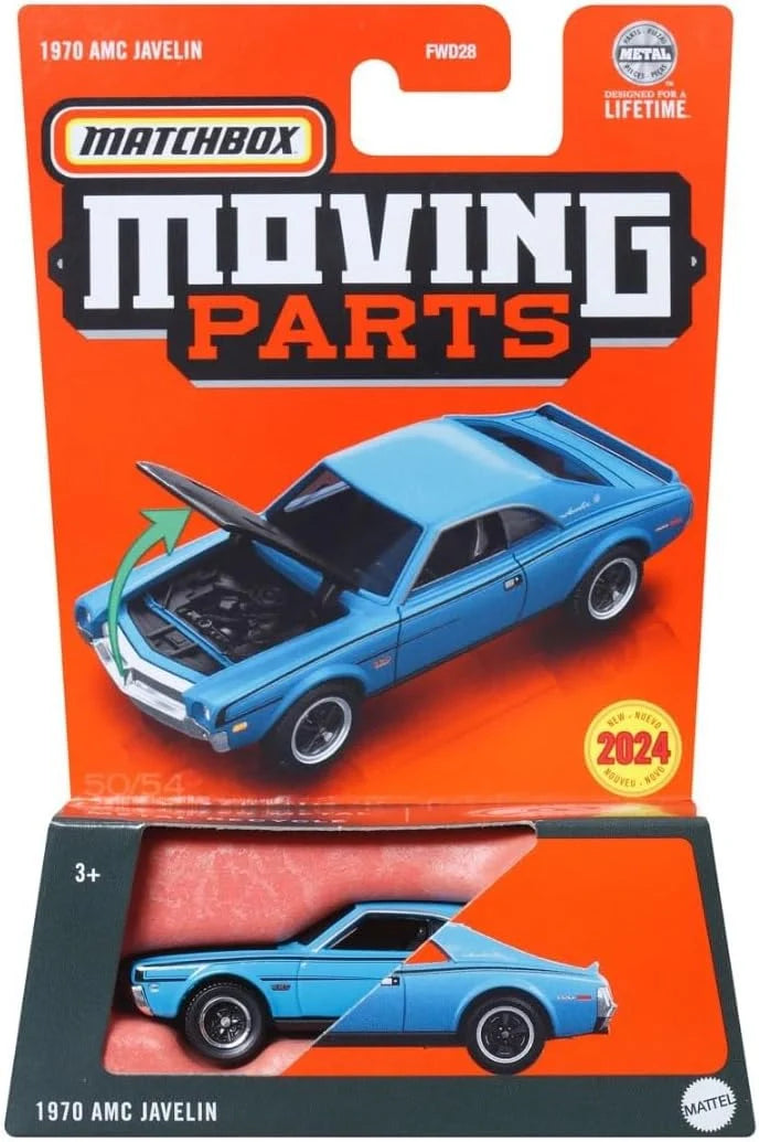 Matchbox  Moving Parts AMC Javelin 1970 Blue