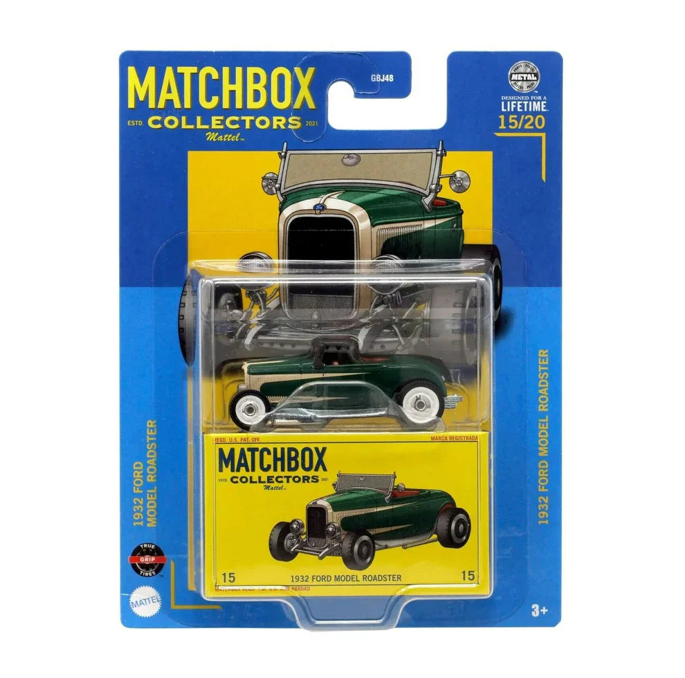 Matchbox   Ford  Model Roadster 1932 Green