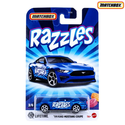 Matchbox  Razzles Ford  Mustang Coupe 2019 Blue