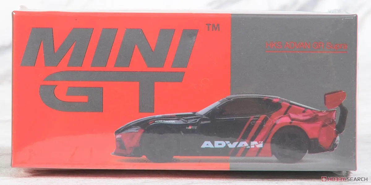 Mini GT   HKS Advan GR Supra  Red, Black 206