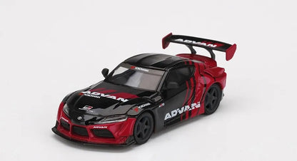 Mini GT   HKS Advan GR Supra  Red, Black 206