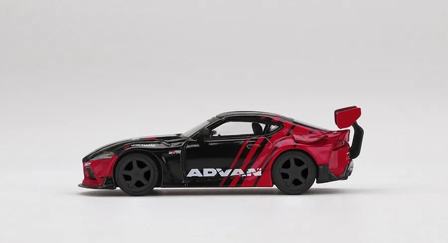 Mini GT   HKS Advan GR Supra  Red, Black 206