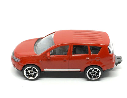 Majorette   Mitsubishi Outlander Truck + Quad Bike (Tow Set)  Red, Blue