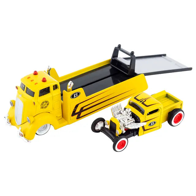 Maisto  Hauler Chevrolet COE Flatbed/Chevy Pickup 1936 Yellow