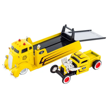 Maisto  Hauler Chevrolet COE Flatbed/Chevy Pickup 1936 Yellow