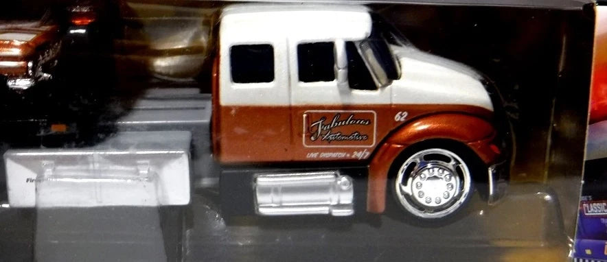 Maisto  Hauler Chevrolet Flatbed/Chevrolet Impala 1959 Brown & White