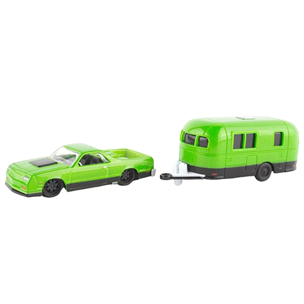 Maisto  Hauler Chevrolet  El Camino/Camper Trailer 1987 Green