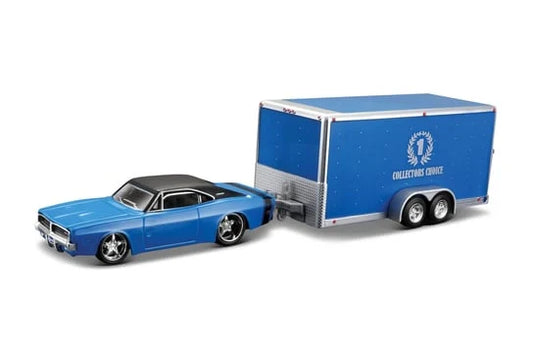 Maisto  Hauler Dodge Dodge Charger R/T/Car Trailer 1969 Blue