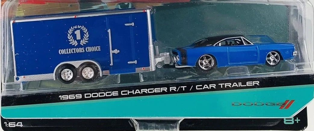 Maisto  Hauler Dodge Dodge Charger R/T/Car Trailer 1969 Blue