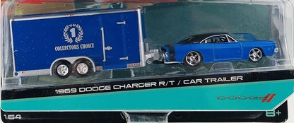 Maisto  Hauler Dodge Dodge Charger R/T/Car Trailer 1969 Blue
