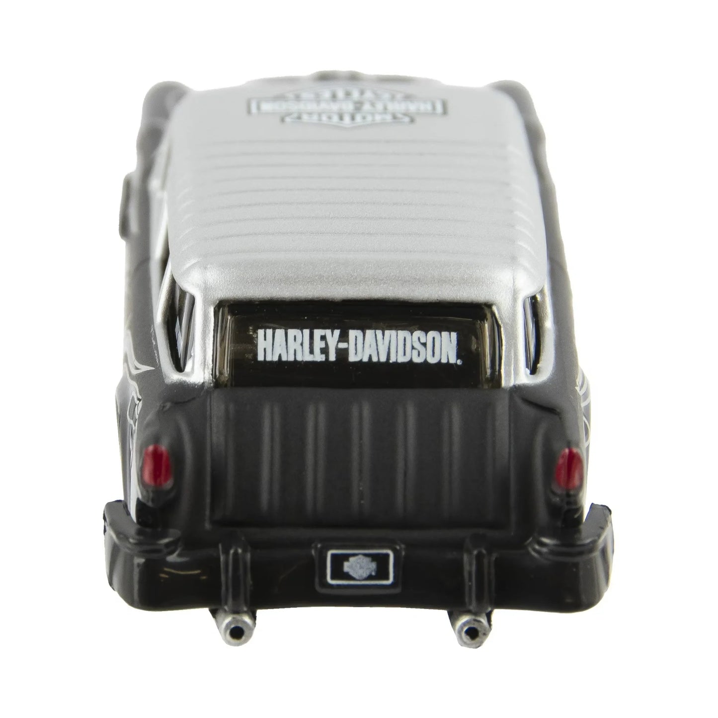 Maisto  H-D Custom Chevrolet Nomad 1955 Black, Silver Harley-Davidson Custom