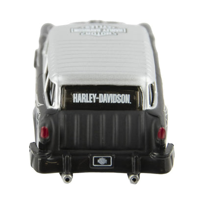 Maisto  H-D Custom Chevrolet Nomad 1955 Black, Silver Harley-Davidson Custom