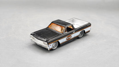 Maisto  H-D Custom Chevrolet El Camino 1967 Black, Silver Harley-Davidson Custom