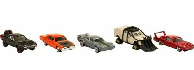 Mattel  Road Muscle Pack  Set of x5 Cars - Plymouth Roadrunner + Dodge Charger + Armored Truck + Charger + Daytona  Multi Fast & Furious