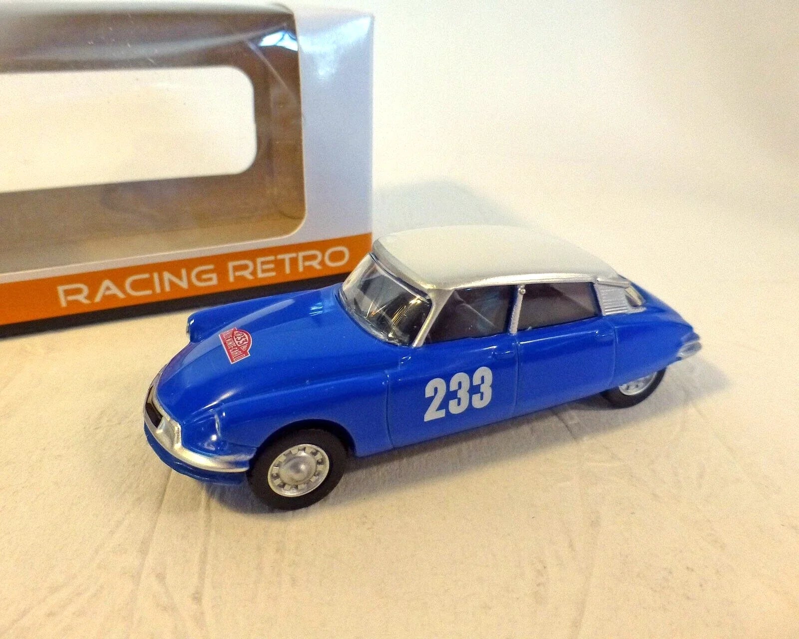 Norev  Racing Retro Citroen DS 19 1963 Blue Monte Carlo Rally