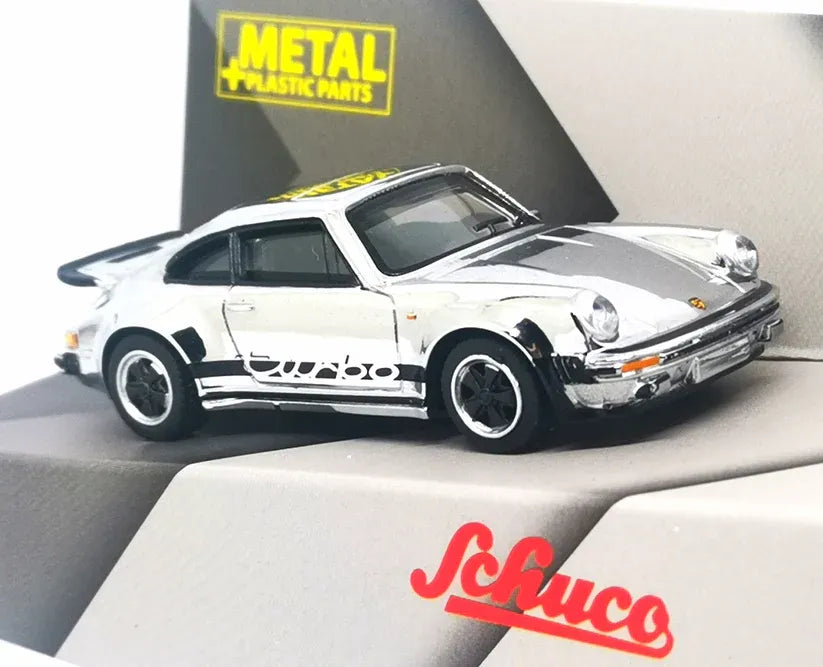 Schuco Hong Kong Exclusive  Porsche 911 (930) Turbo  Silver 