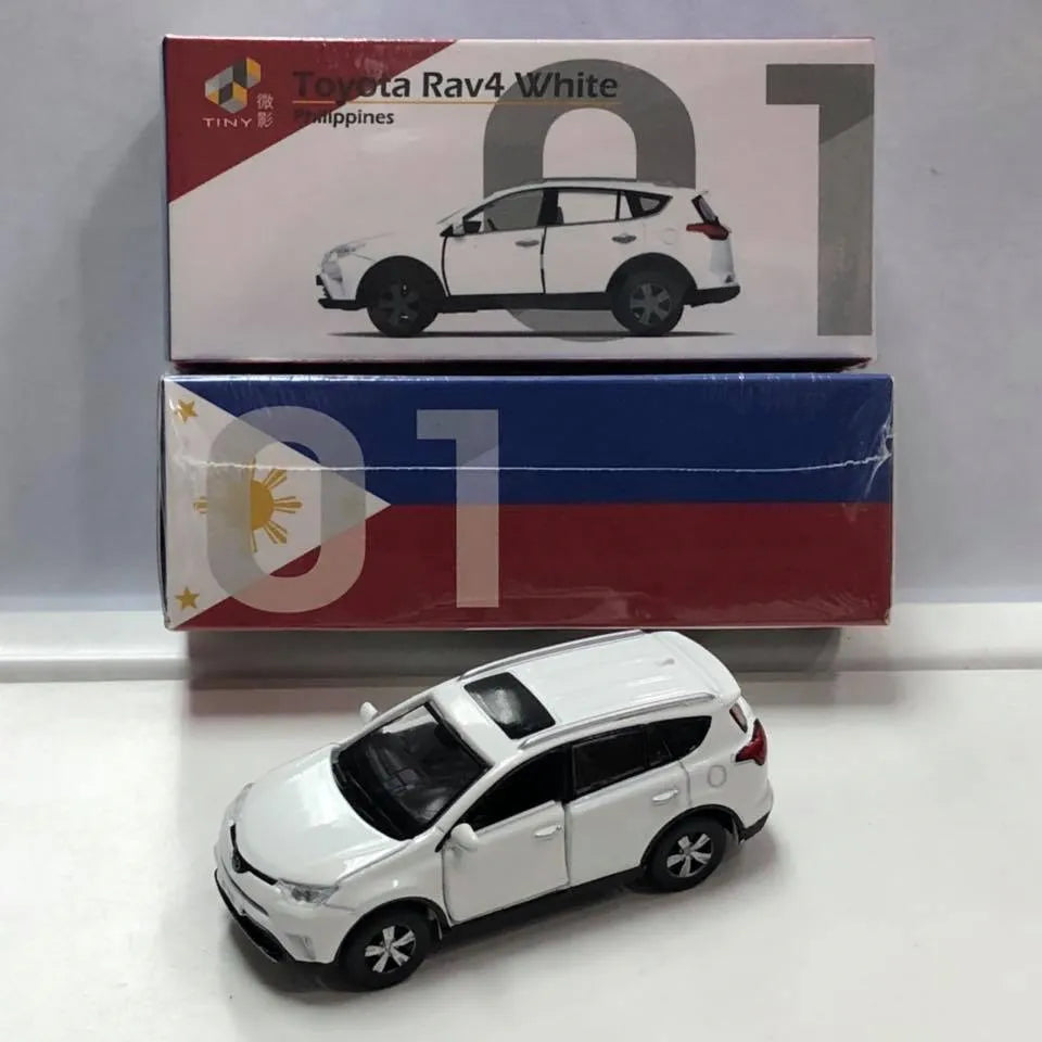 Tiny HK   Toyota Rav4  White 01