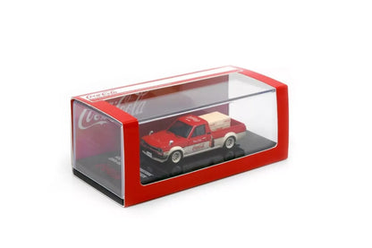 Tiny HK   Nissan  Sunny Hakotora Pick Up Truck  Red Coca Cola Edition