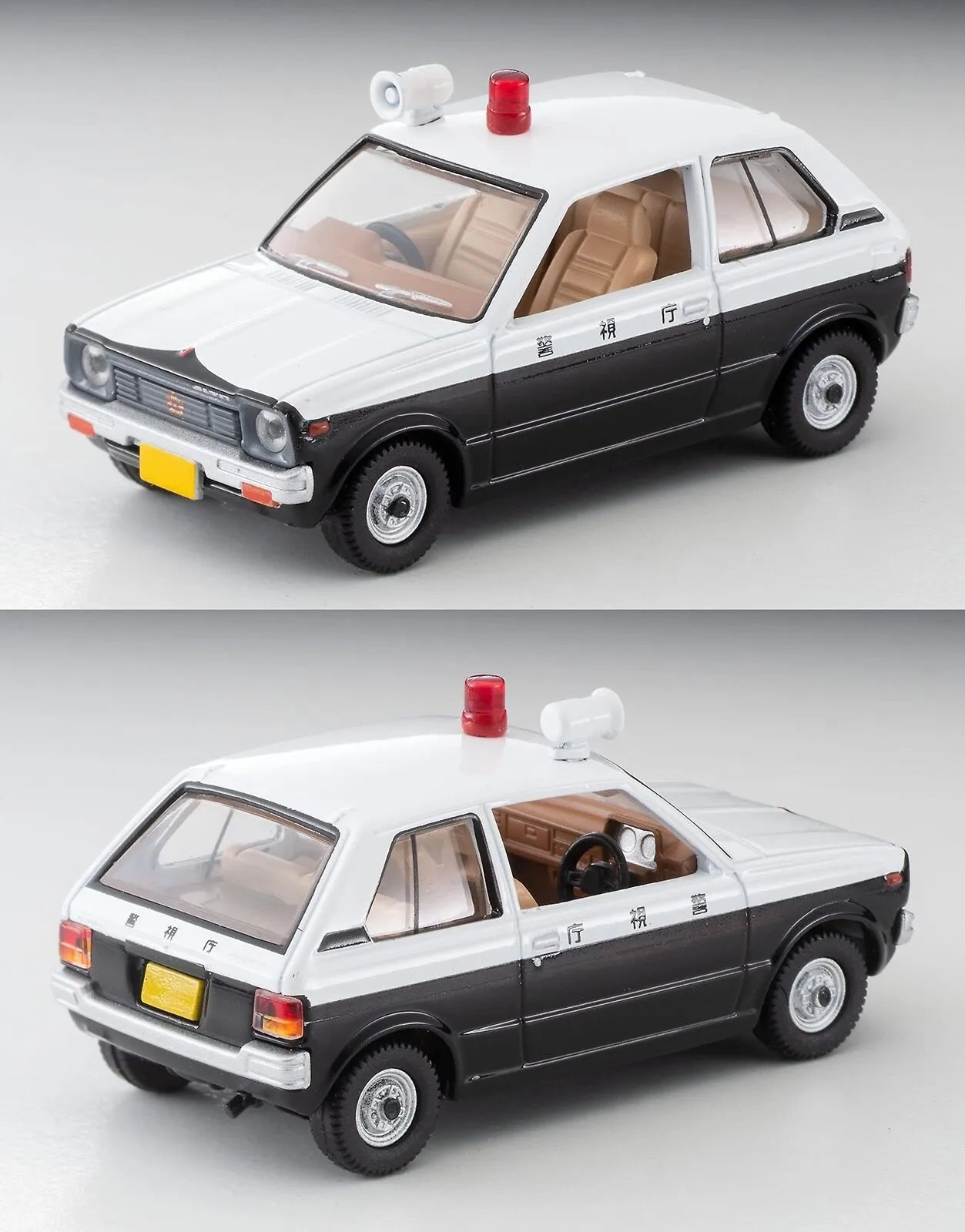 Tomy TLVN  Suzuki Alto Patrol Car - (Suzuki FX)  White, Black 263