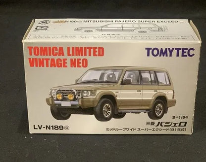 Tomy TLVN  Mitsubishi Pajero Super Exceed  Golden, White 189