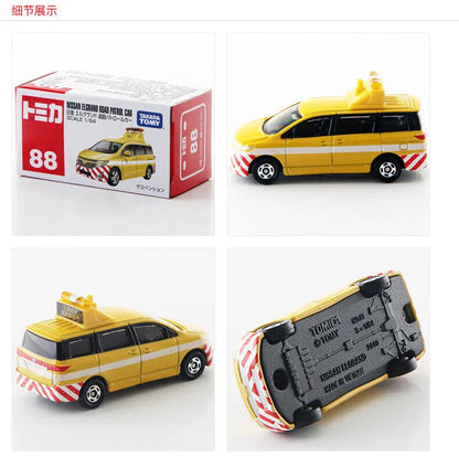 Tomy Takara  Nissan  Elgrand Road Patrol Car  Yellow 88