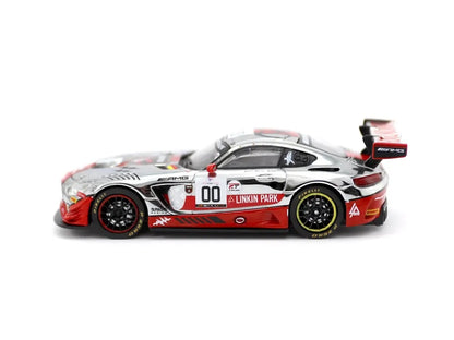 Tarmac   Mercedes AMG GT3 SPA 24H 2016 Silver, Red Buurman/Engel/Schneider