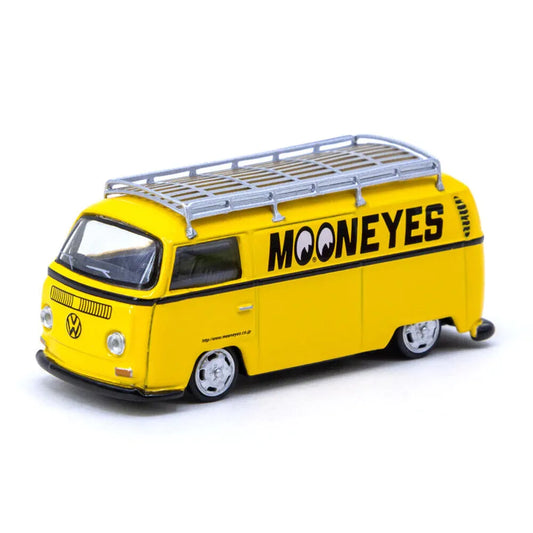 Tarmac Moon Eyes  Volkswagen Type II [T2] Panel Van  Yellow, Black 