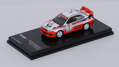 Tarmac   Mitsubishi Lancer Evolution V 1998 Red, White Sanremo Rally 1998 Winner