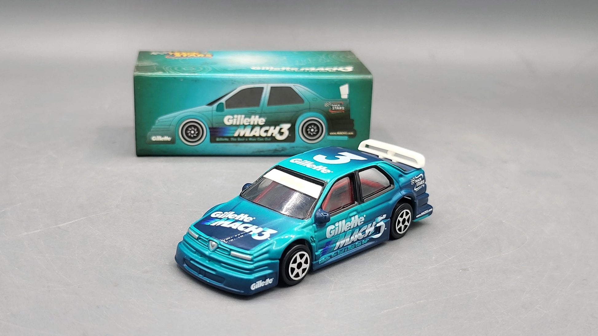 Track Stars   Alfa Romeo 155 V6 TI  Green Gillette Mach3