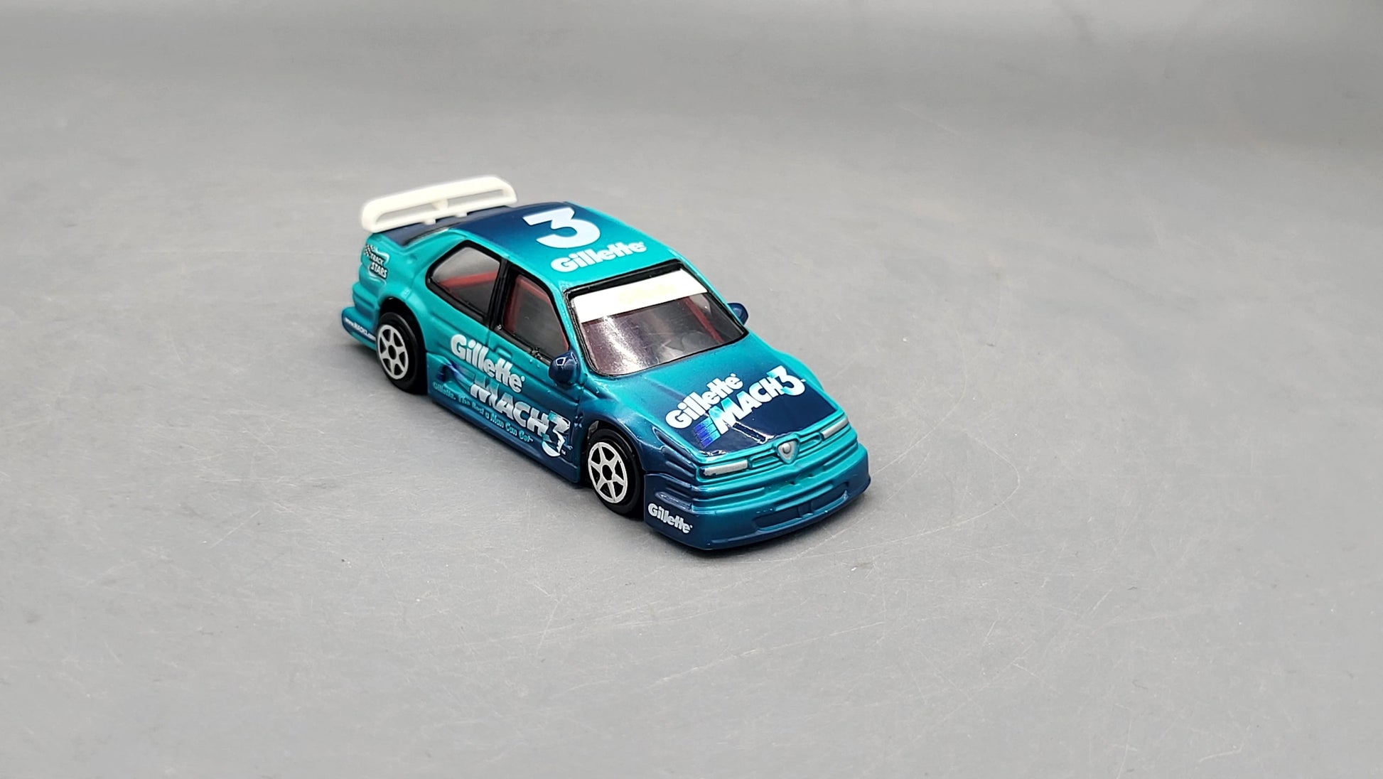 Track Stars   Alfa Romeo 155 V6 TI  Green Gillette Mach3