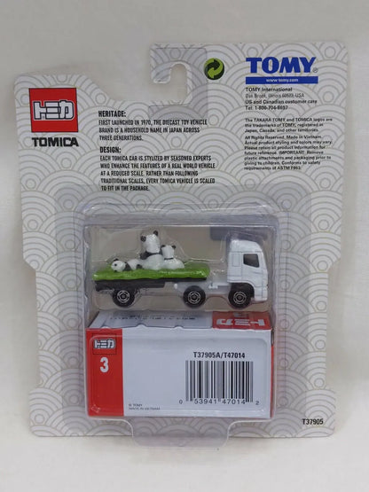 Tomica - Tomy - Takara Tomy    Animal Transported  White, Green 3