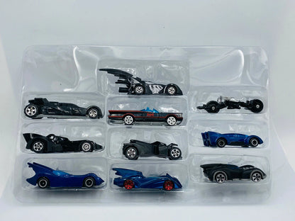 Batmobiles  Set of 10 character cars  Black Batman Cars