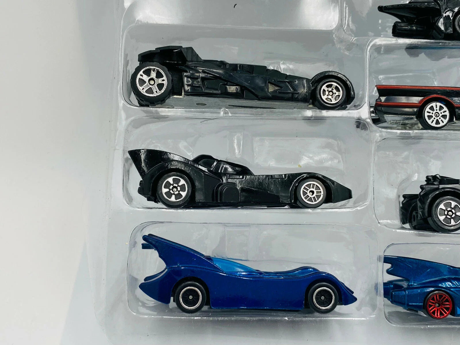 Batmobiles  Set of 10 character cars  Black Batman Cars